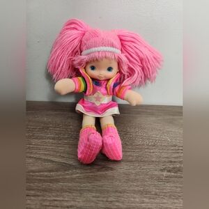 Vintage 1983 Hallmark Tickled Pink Rainbow Brite Doll Soft 11" Plush Rare